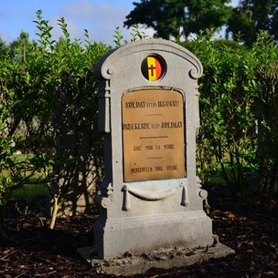 Un soldat inconnu enterré à Keiem
