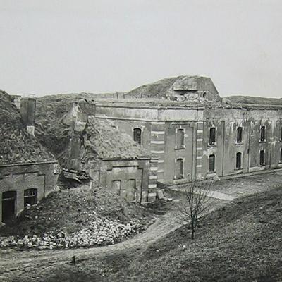 Zerstörtes Fort bei Antwerpen 