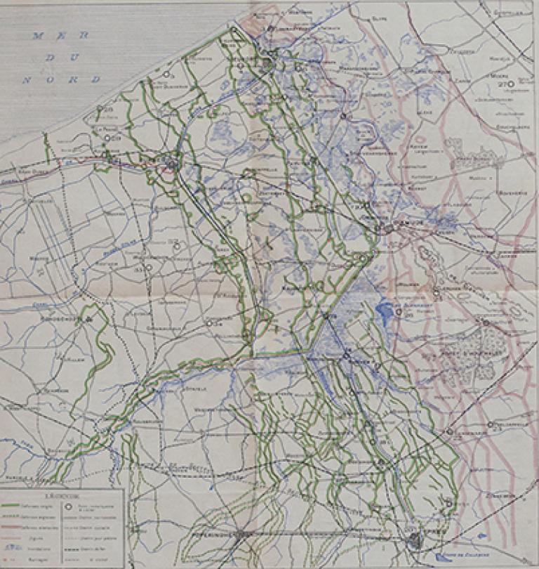The Belgian sector at the Yser front